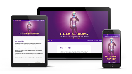 Lecciones de Chakras en dispositivos.